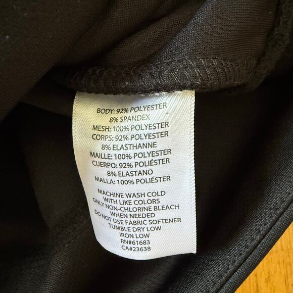 Jockey Women's Full Zip Convertible Jacket Vest Black Size L Athleisure Workout - Picture 11 of 13